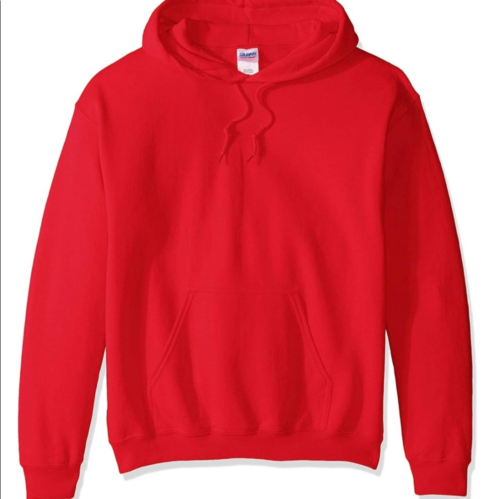 Red Gildan Hoodie